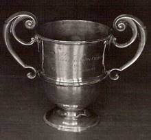 Photo of cup for Oxford Cambridge Match Racing