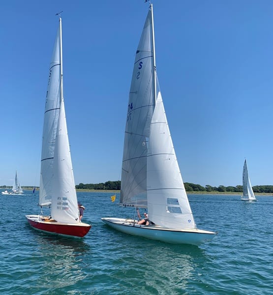 Photo of two boats sailing