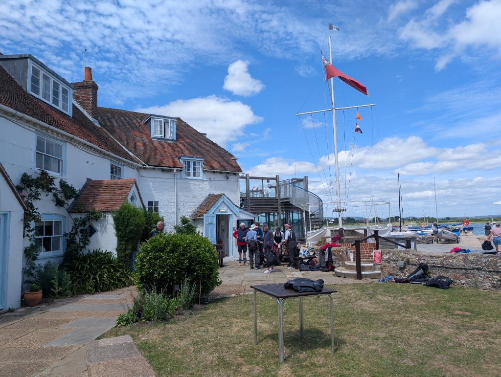 Sunny morning at Itchenor Sailing Club